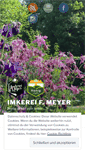 Mobile Screenshot of imkerei-meyer.com